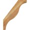 Ekena Millwork 6"W x 22"D x 28"H Funston Rough Sawn Knee Brace, Western Red Cedar BRC06X22X28FST00RWR - alternate 4